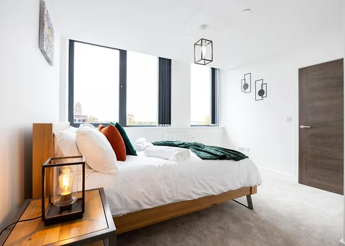 Chic Luxury Apartment Near Old Trafford Stadiums Manchester